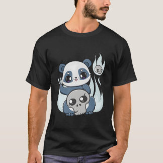 Camiseta Panda Yami Kawaii Com Brinquedo De Terror Para Jfa