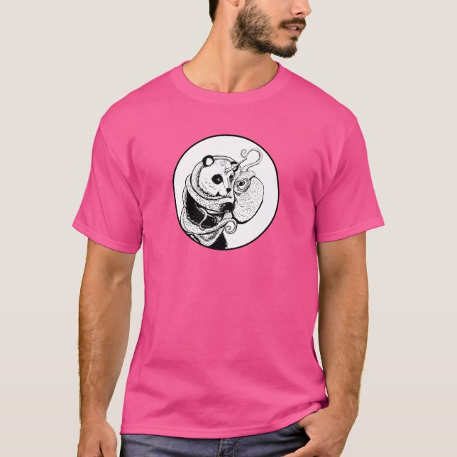 Camiseta Pandacorn and Octopus entangled together (Frente)