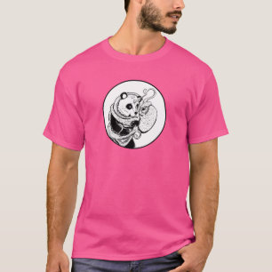 Camiseta Pandacórnio e polvo entrelaçados