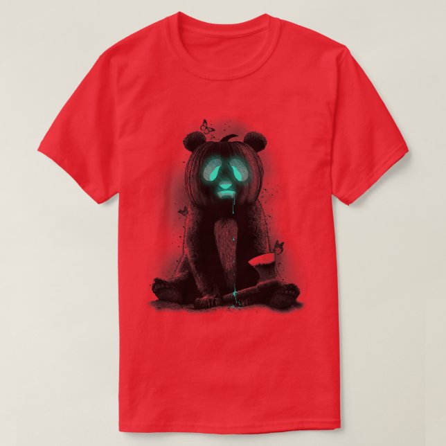 Camiseta PANDALOWEEN Classic TSirt (Frente do Design)