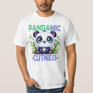 Camiseta Pandâmica Cuteness. Bela animação de Panda