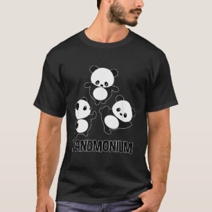 Camiseta Pandamonium Panda Bear Pun