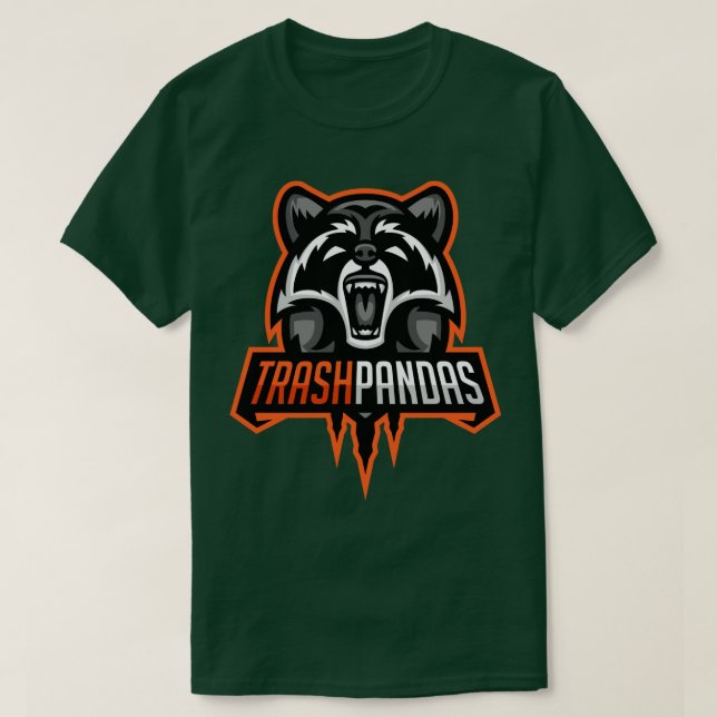Camiseta Pandas de Lixo da Equipe (Frente do Design)