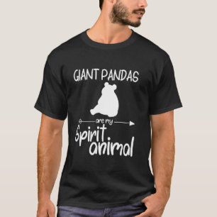 Camiseta Pandas Gigantes São Meu Animal Espiritante Para Mu