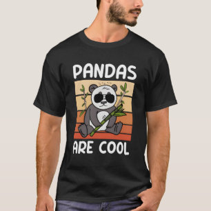 Camiseta Pandas são animais selvagens Zootecnia Panda Bear
