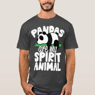 Camiseta Pandas São o Meu Espírito Animal presente