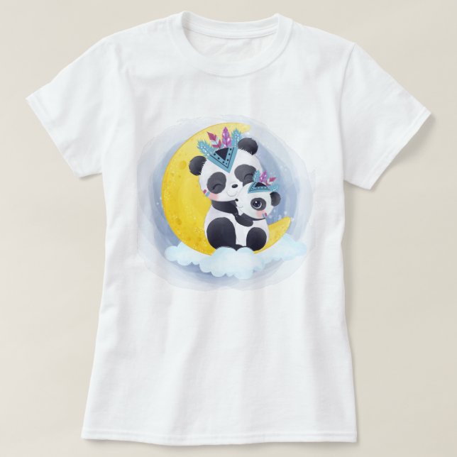 Camiseta Pandas T-Shirt (Frente do Design)