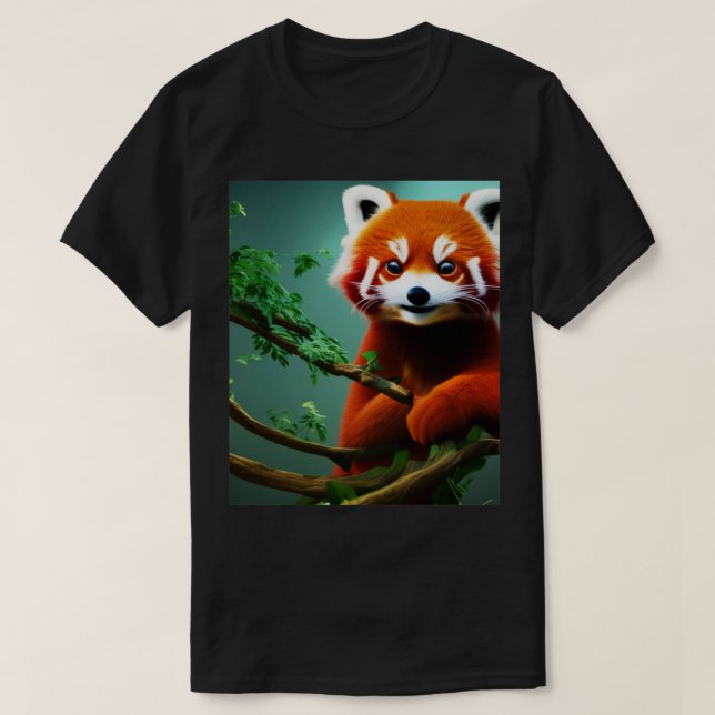 Camiseta Pandas Vermelhas Panda Vermelhas Refrigeradas (Frente do Design)