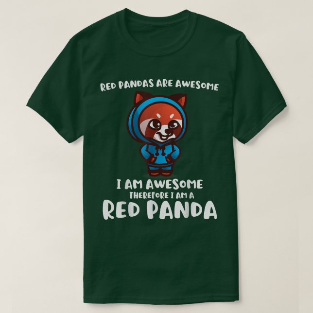 Camiseta Pandas Vermelhas São Incríveis Crianças Bonitas Ad (Frente do Design)