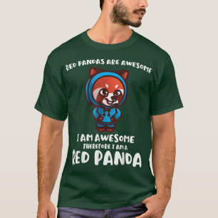 Camiseta Pandas Vermelhas São Incríveis Crianças Bonitas Ad