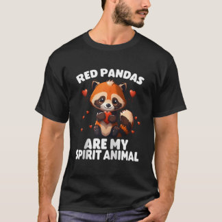 Camiseta Pandas Vermelhas São Meu Espírito Animal Baseball