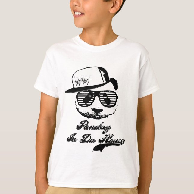 Camiseta Pandaz na casa da Dinamarca. Panda do gueto (Frente)