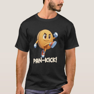 Camiseta Panela de Panqueca Engraçada Chute Meninos Meninas