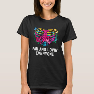 Camiseta Panela e Amando a Todos Pansexual LGBTQ Não-binári
