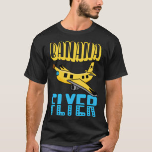 Camiseta Panfletista de Banana Menino Engraçado Preto