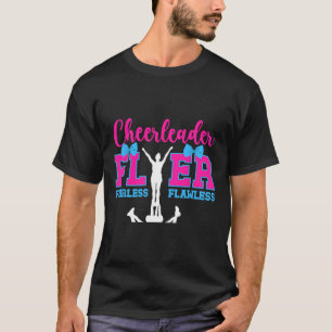 Camiseta Panfleto de Cheerleader Destemido Perfeito Panflet