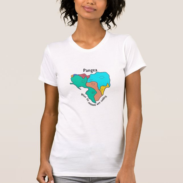 Camiseta Pangea Continente Cudling Multicolor (Frente)