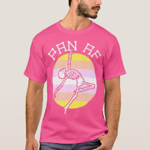 Camiseta Pangender Gay Skeleton Seual Identity Nonbinary