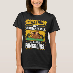 Camiseta Pangolin de Advertência