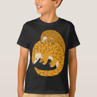 Camiseta Pangolin Engraçado Mãe E Correspondência Familiar