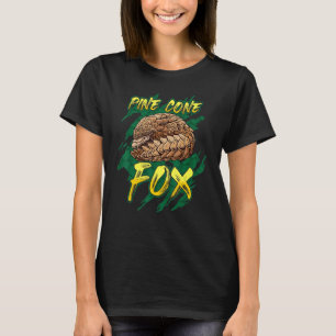 Camiseta Pangolin Pine Cone Fox Animal Ativista Pangolin