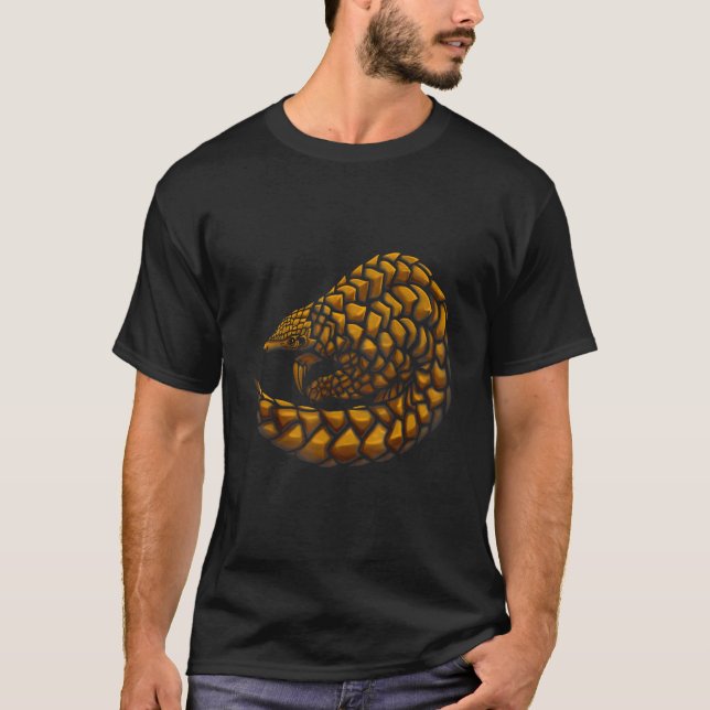 Camiseta Pangolin Salva O Mamífero Ameaçado De Pangolina T  (Frente)
