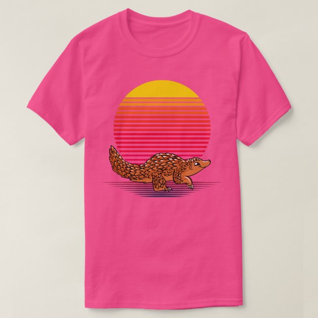 Camiseta Pangolin Sun (Frente do Design)