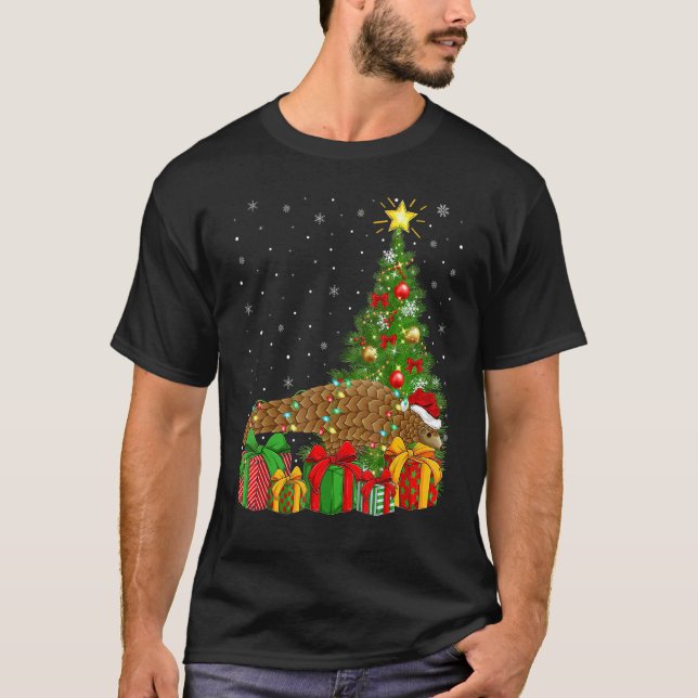 Camiseta Pangolin   Xmas Holiday Santa Pangolin Christmas T (Frente)