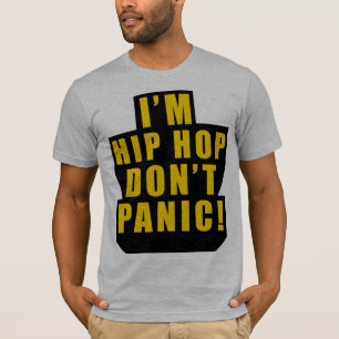 CAMISETA PÂNICO DE HIP HOP