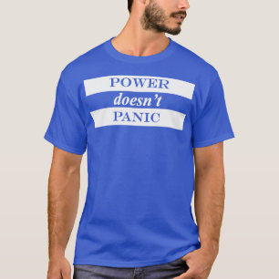 Camiseta pânico de potência não