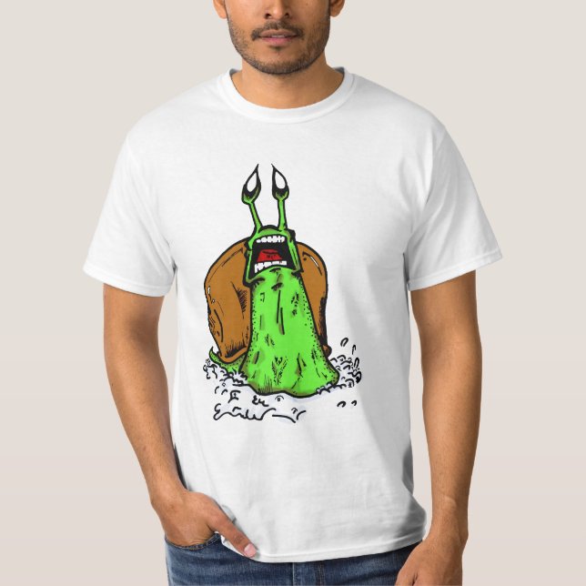 Camiseta Pânico do caracol (Frente)
