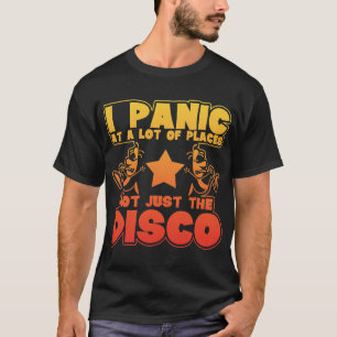 Camiseta Pânico Em Muitos Lugares. Não Apenas O Disco