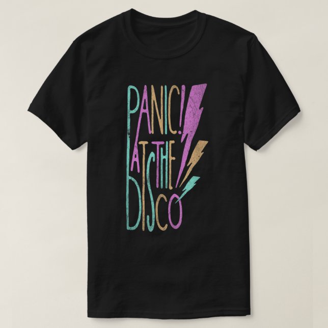 Camiseta Pânico No Relâmpago Disco (Frente do Design)