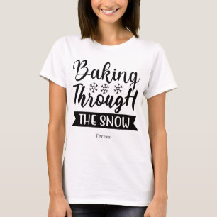 Camiseta Panificação Personalizada Através da Neve
