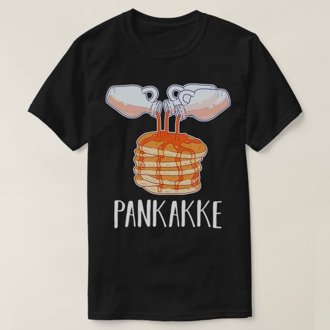 Camiseta Pankakke Bukakke Maple Syrup Pancake  (Frente do Design)