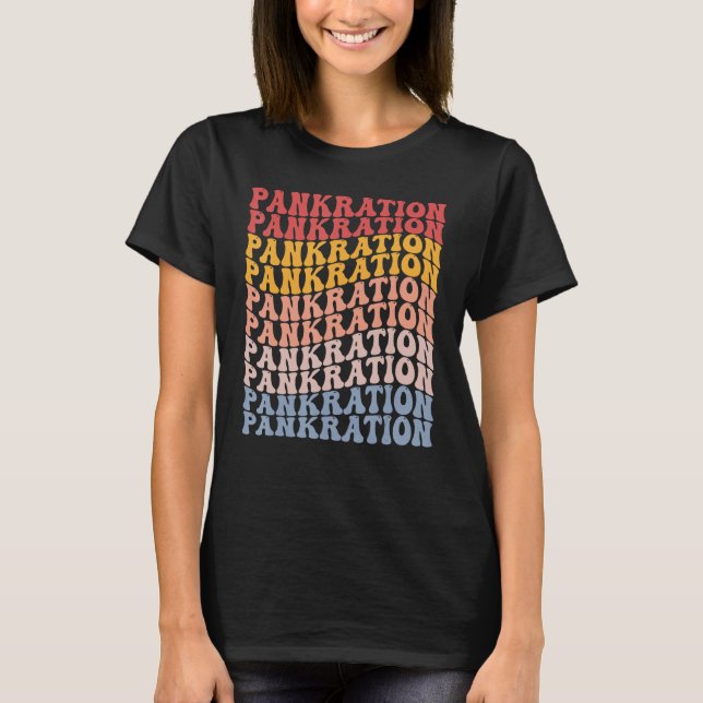 Camiseta Pankration Groovy Retro Sports (Frente)