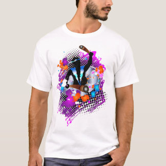 Camiseta Panman do Carnaval Vibrante abstrato