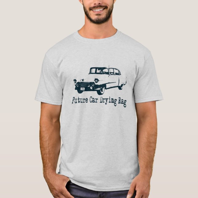 Camiseta Pano de secagem do carro futuro (Frente)
