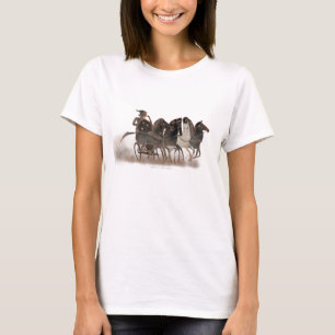 Camiseta Panóplia - chariot do grego clássico e zumbido d