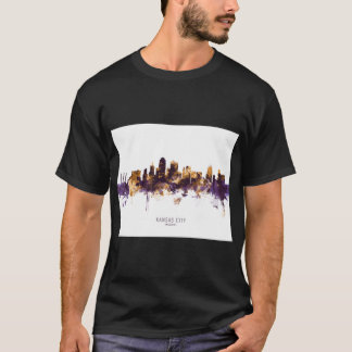 Camiseta Panorama da Cidade de Kansas Missouri Tamanho Gran