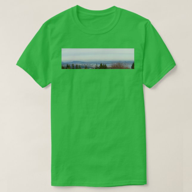 Camiseta Panorama do Monte Baker (Frente do Design)