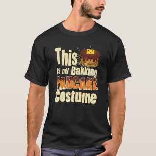 Camiseta Panqueca de bakking fantasia panqueca fofa