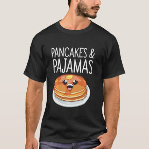 Camiseta Panqueca Legal Homens Mulheres Pijama Café da Manh