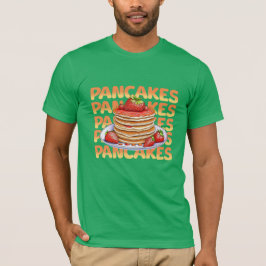 Camiseta Panquecas com Morangos