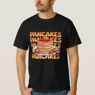 Camiseta Panquecas com Morangos
