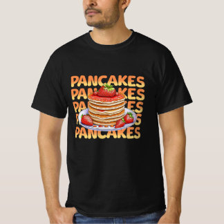 Camiseta Panquecas com Morangos