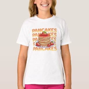Camiseta Panquecas com Morangos