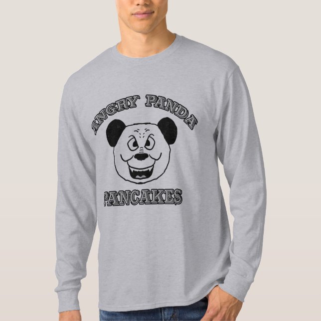 Camiseta Panquecas de Panda Irritado (Frente)