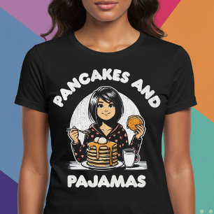 Camiseta Panquecas E Pijamas