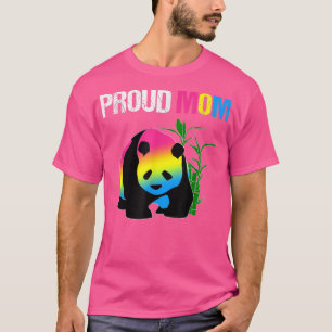 Camiseta Panseia Mãe Panda Engraçada LGBTQ Pan Orgulhoso Pa
